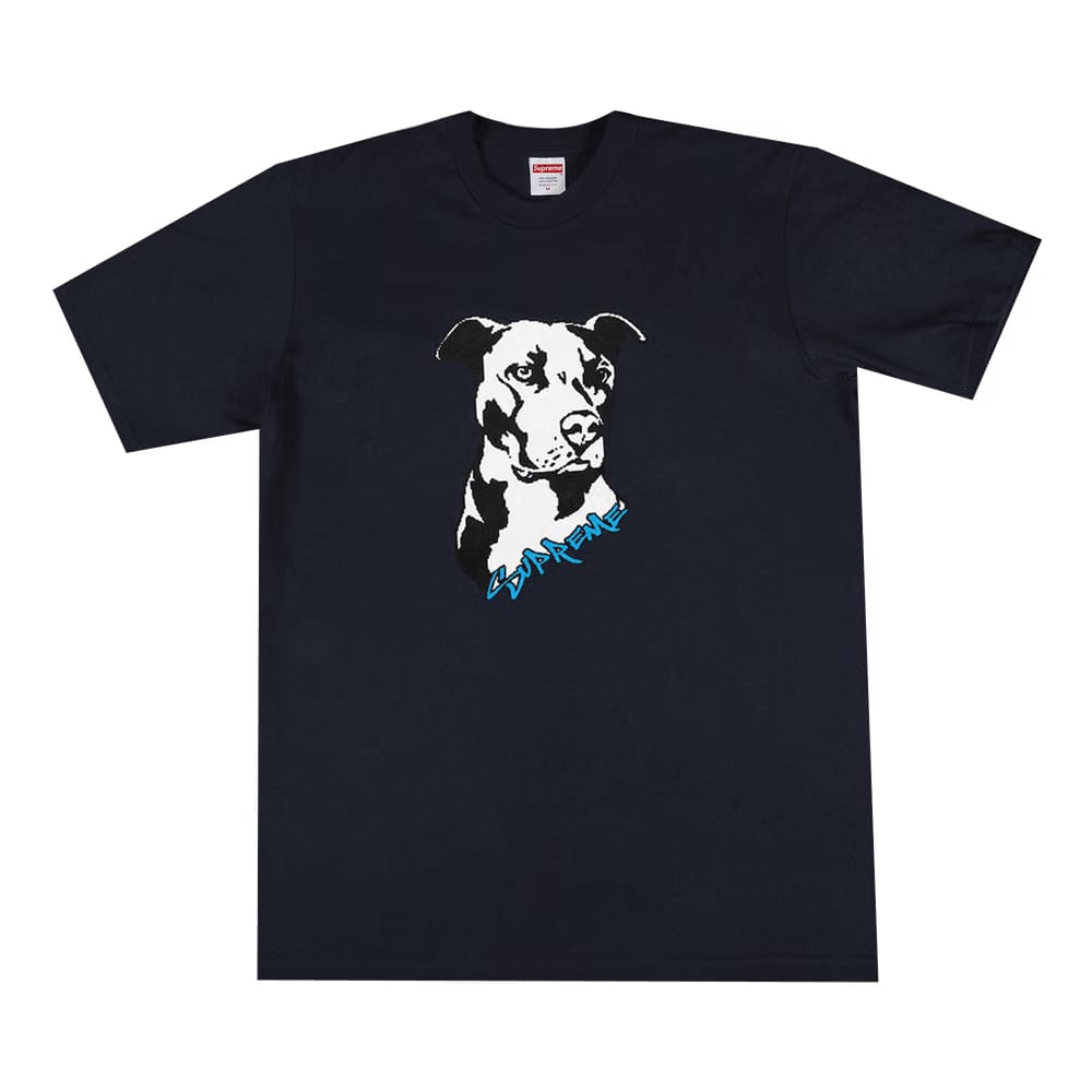 Supreme Pitbull T-Shirt Navy