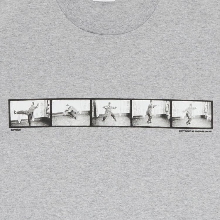 Supreme Milford Graves T-Shirt Heather Grey