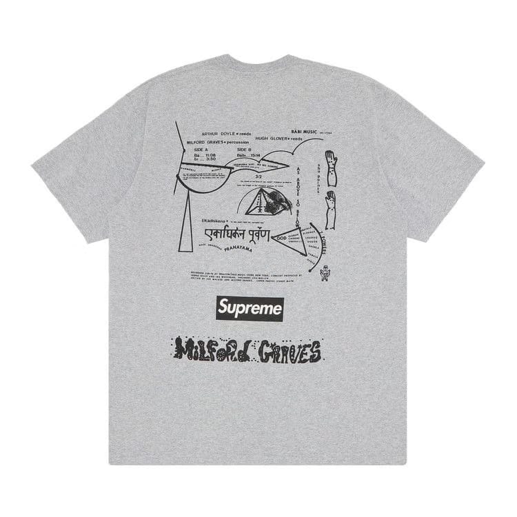 Supreme Milford Graves T-Shirt Heather Grey