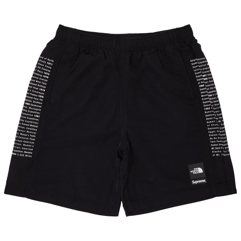 Supreme x The North Face Nylon Shorts Black