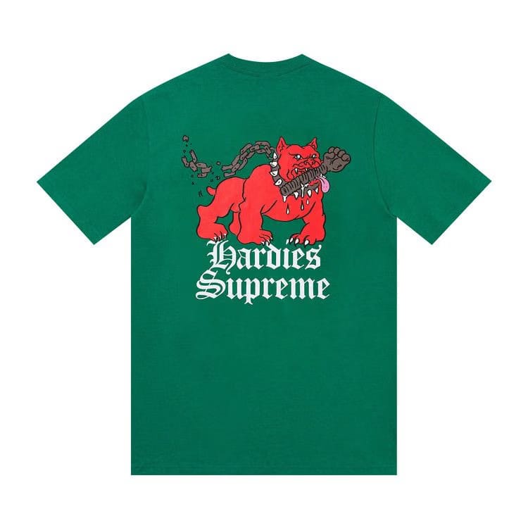 Supreme x Hardies Dog T-Shirt Light Pine