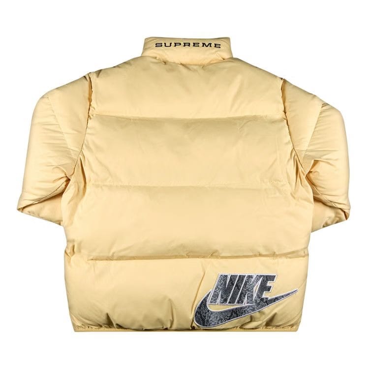 Supreme x Nike Reversible Puffy Jacket Pale Yellow