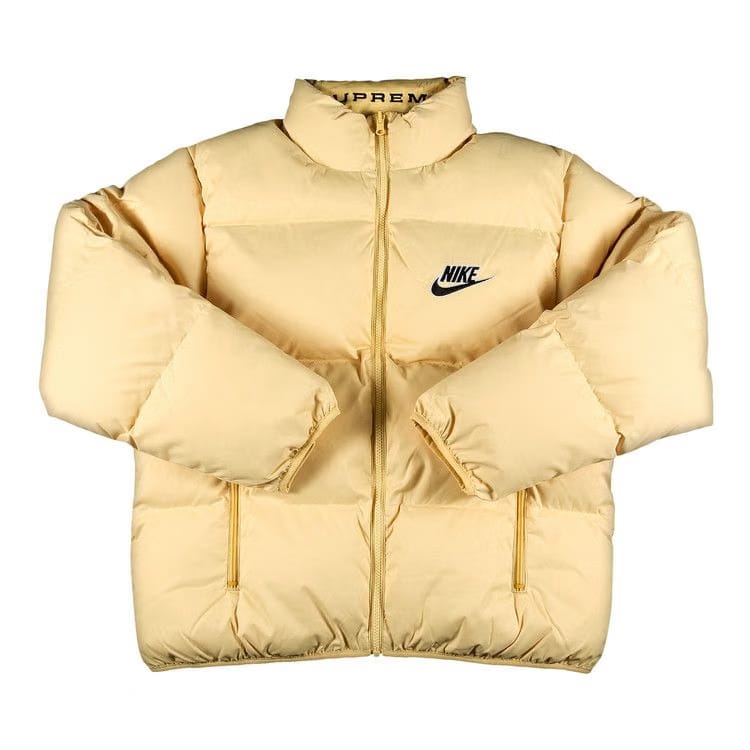 Supreme x Nike Reversible Puffy Jacket Pale Yellow