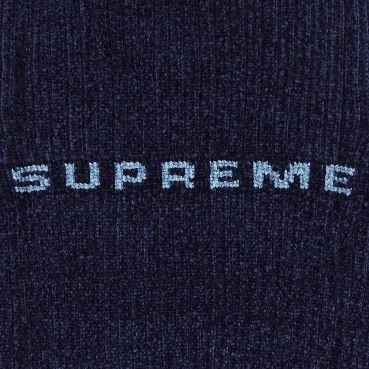 Supreme Chenille Sweater Vest Navy