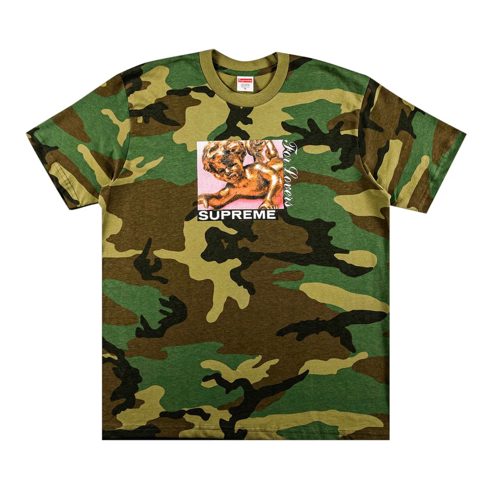 Supreme Lovers T-Shirt Woodland Camo