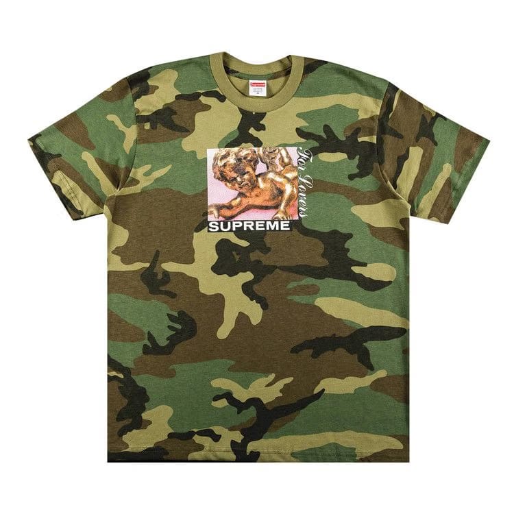 Supreme Lovers T-Shirt Woodland Camo