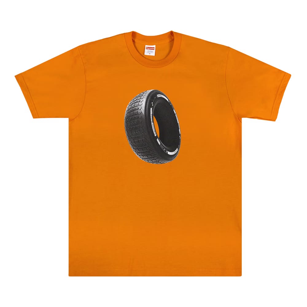 Supreme Tire T-Shirt Orange