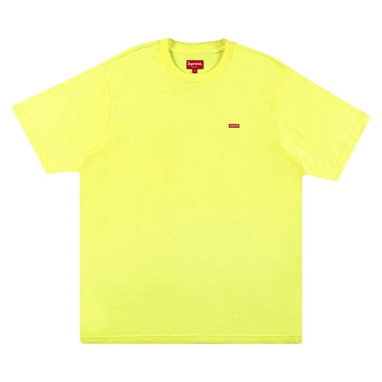 Supreme Small Box T-Shirt Fluorescent Yellow