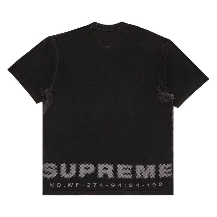 Supreme Discharge Shorts-Sleeve Top Black