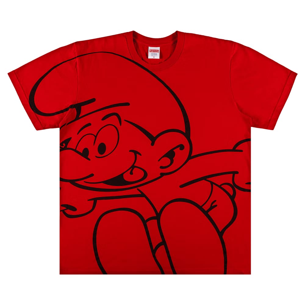 Supreme x Smurfs T-Shirt Red