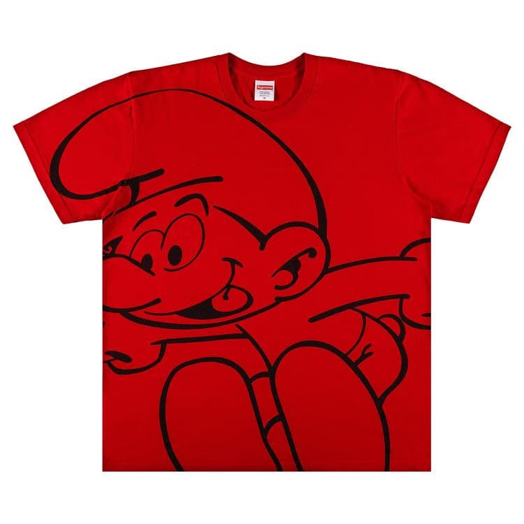 Supreme x Smurfs T-Shirt Red