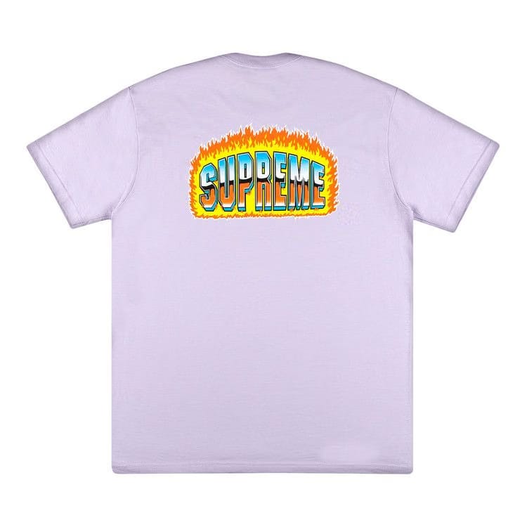 Supreme Chrome T-Shirt Light Purple