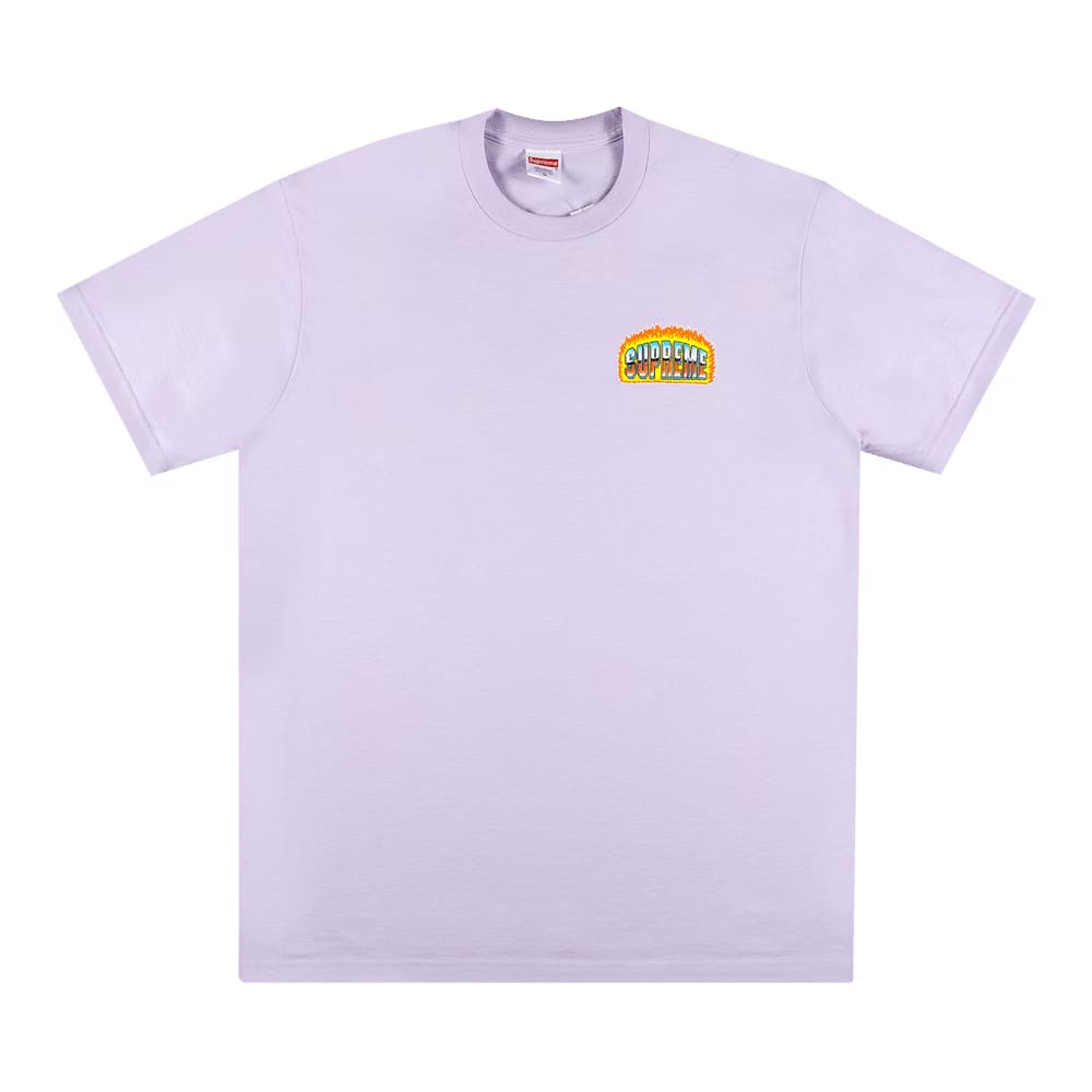 Supreme Chrome T-Shirt Light Purple