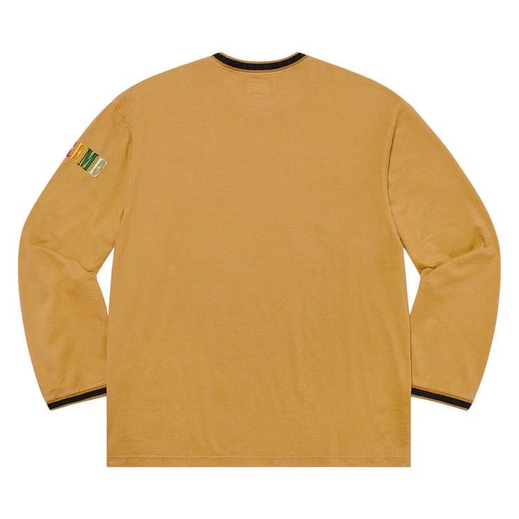 Supreme Multicolor Logo Long-Sleeve Top Dark Gold