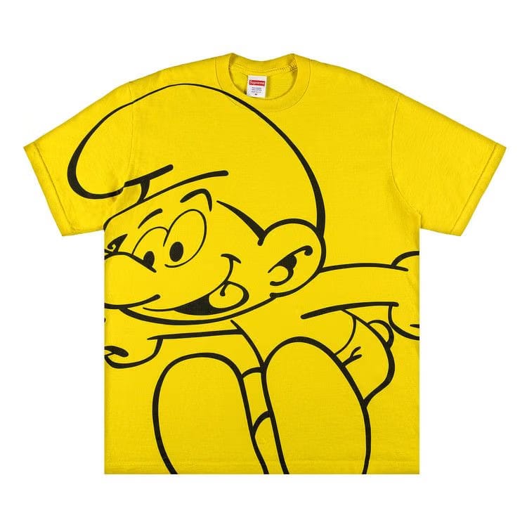 Supreme x Smurfs T-Shirt Yellow
