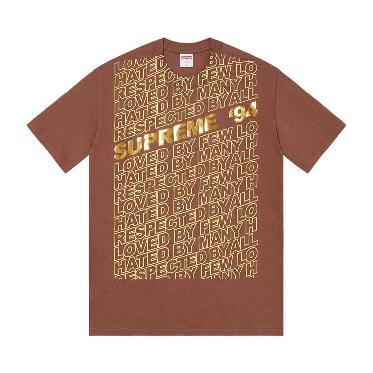 Supreme Respected T-Shirt Brown