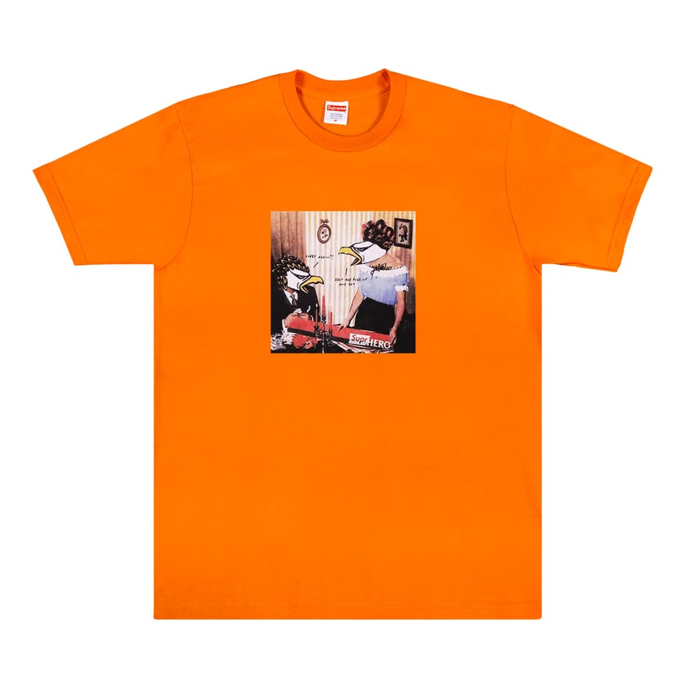 Supreme x ANTIHERO Curbs T-Shirt Orange