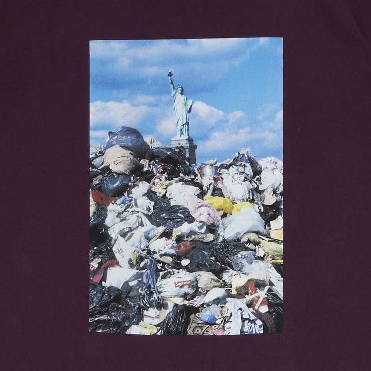 Supreme Trash T-Shirt Eggplant