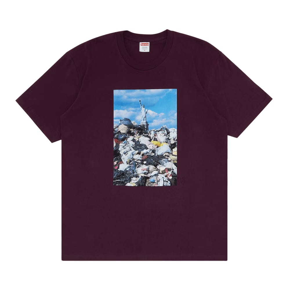 Supreme Trash T-Shirt Eggplant