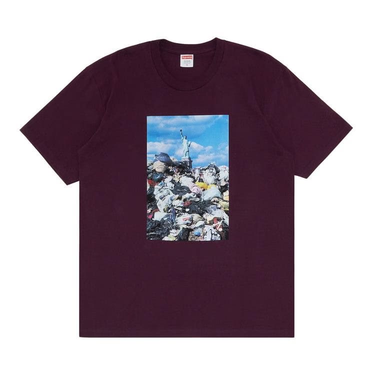 Supreme Trash T-Shirt Eggplant