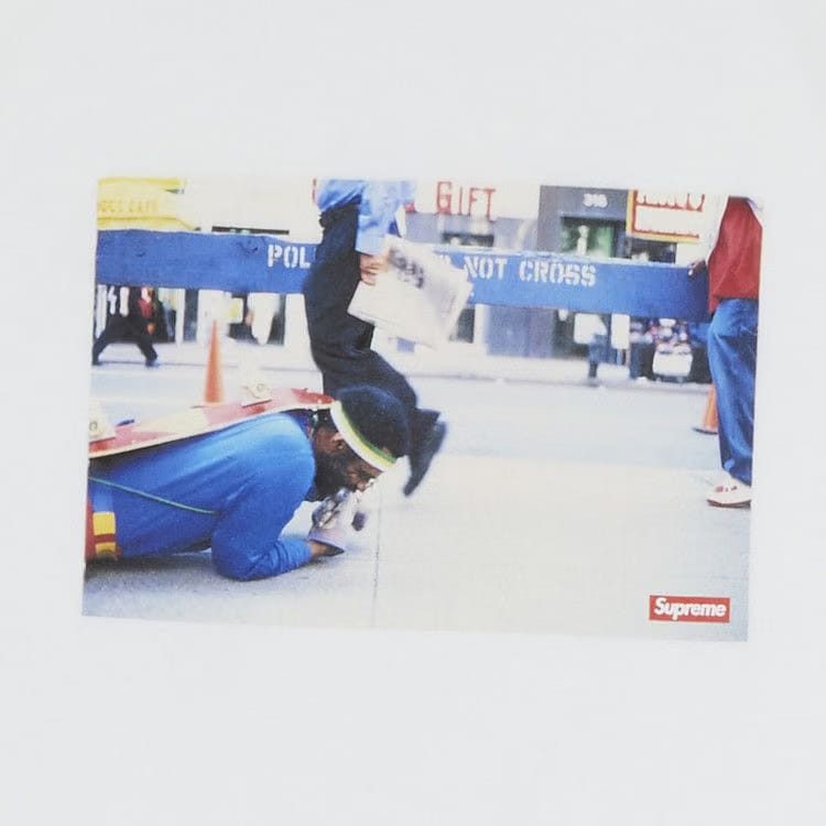 Supreme x Pope.L Training Crawl T-Shirt White