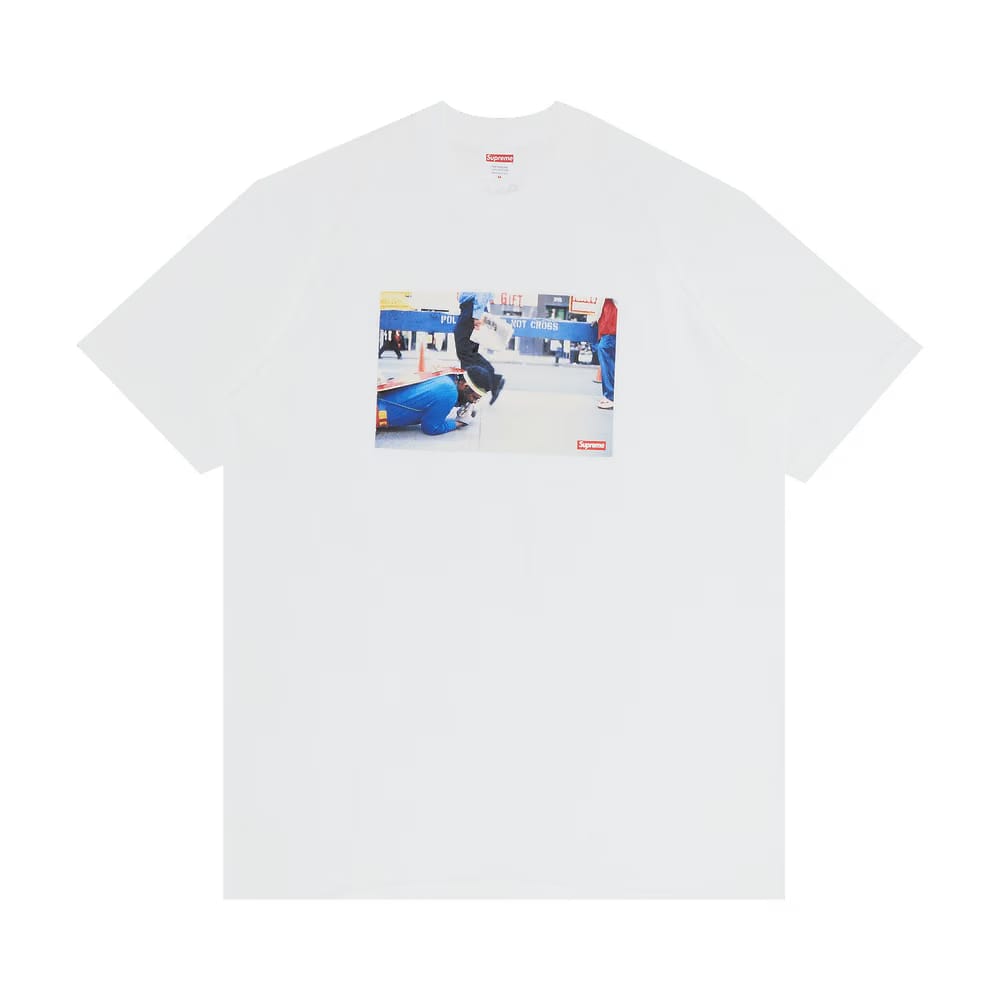 Supreme x Pope.L Training Crawl T-Shirt White