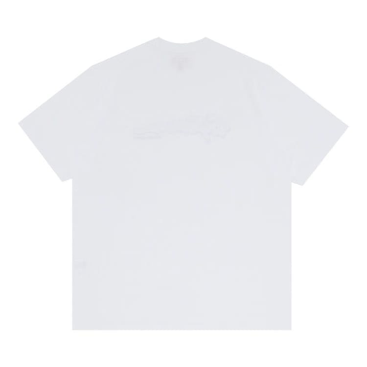 Supreme Shadow Script Shorts-Sleeve Top White