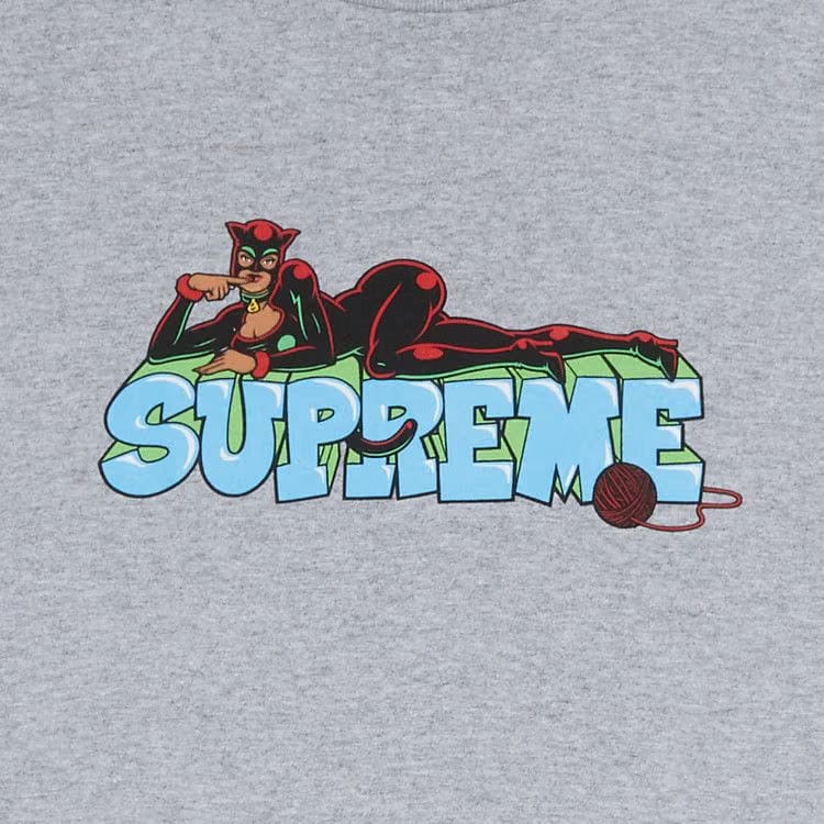 Supreme Catwoman T-Shirt Heather Grey