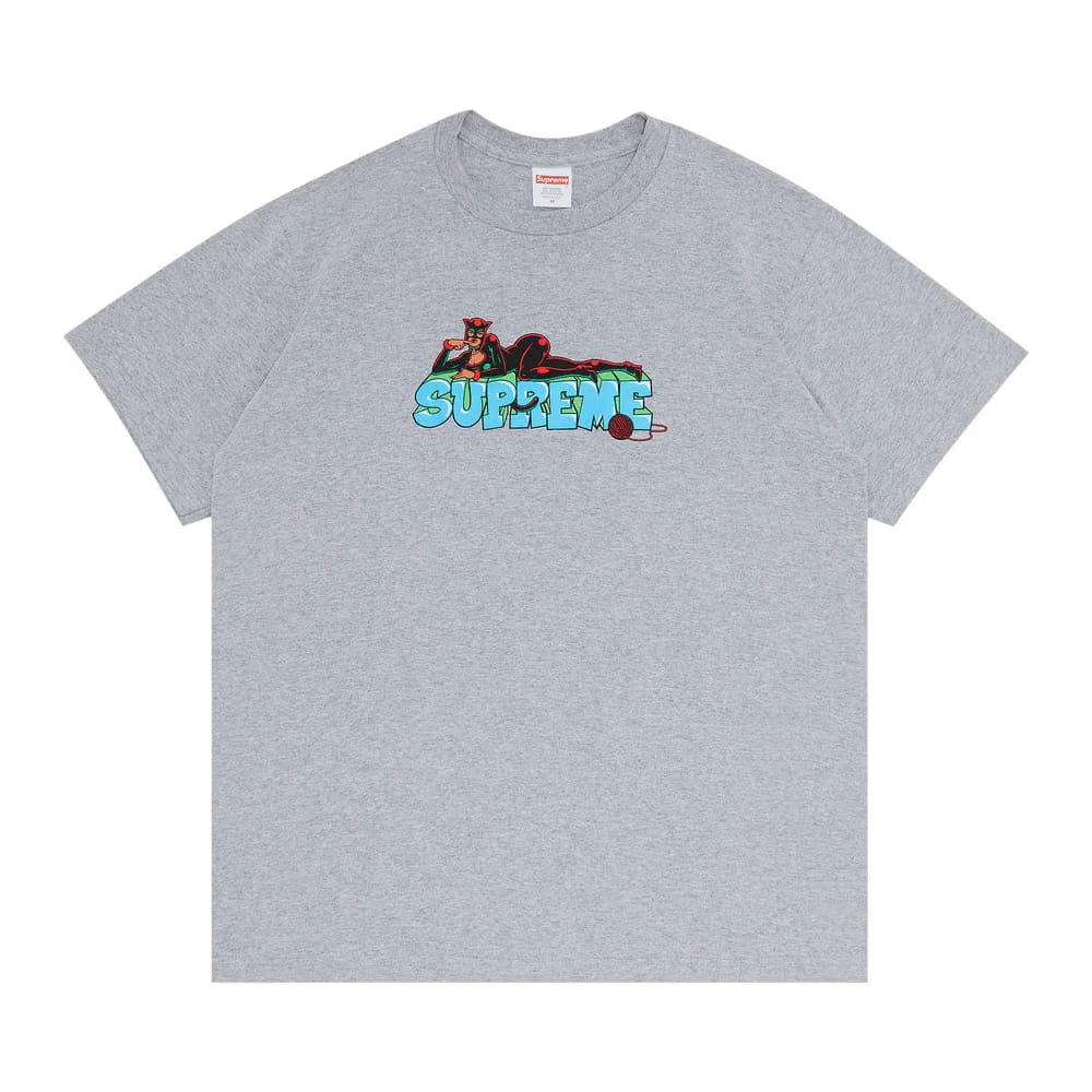 Supreme Catwoman T-Shirt Heather Grey
