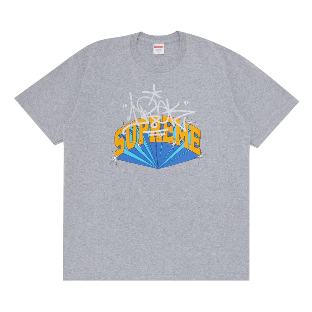 Supreme x IRAK Arc T-Shirt Heather Grey