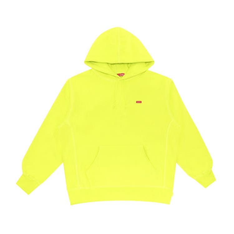 Supreme Small Box Hoodie Bright Yellow