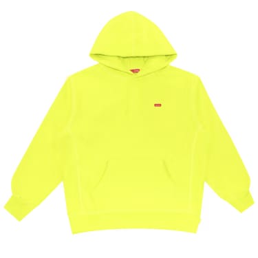 Supreme Small Box Hoodie Bright Yellow