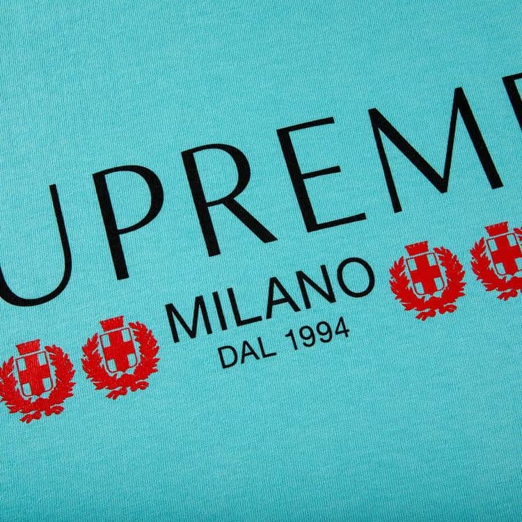 Supreme Milano T-Shirt Light Teal