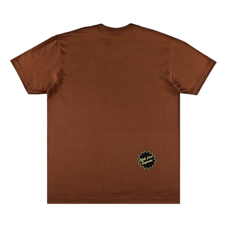 Supreme x Jamie Reid Anarchy T-Shirt Brown