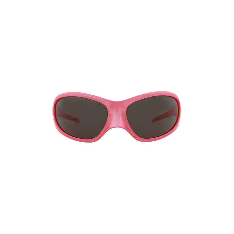 Balenciaga Wrap Around Sunglasses Pink/Grey