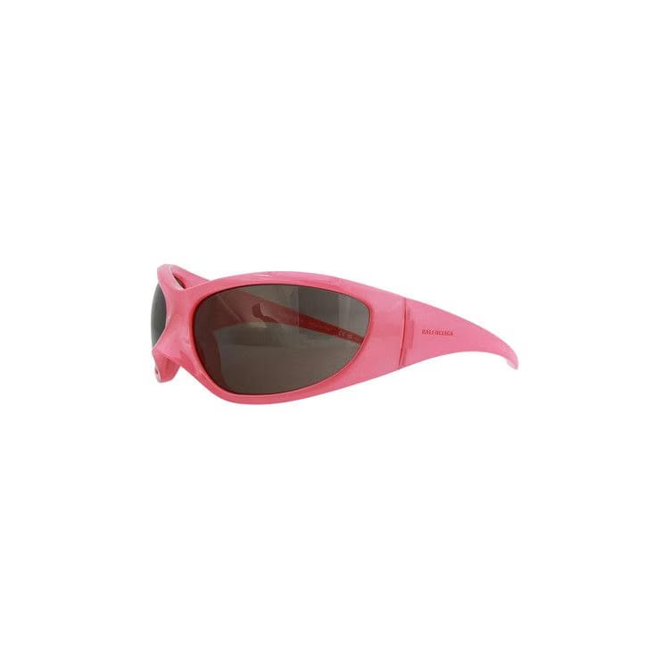 Balenciaga Wrap Around Sunglasses Pink/Grey