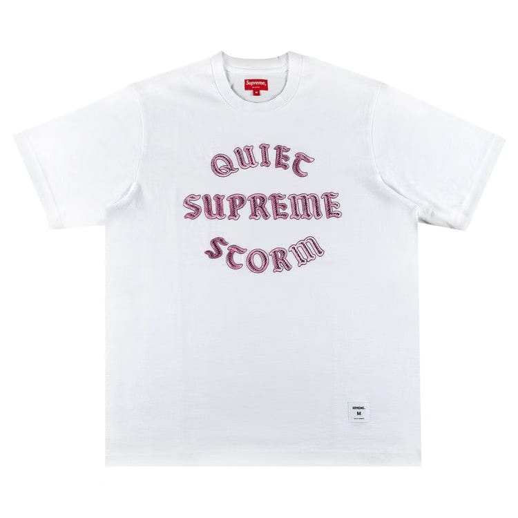 Supreme Quiet Storm Shorts-Sleeve Top White
