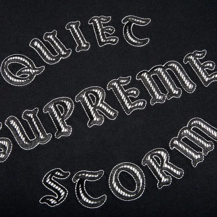 Supreme Quiet Storm Shorts-Sleeve Top Black