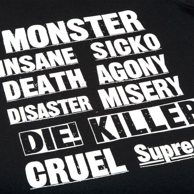 Supreme Monster T-Shirt Black
