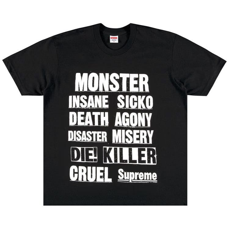 Supreme Monster T-Shirt Black