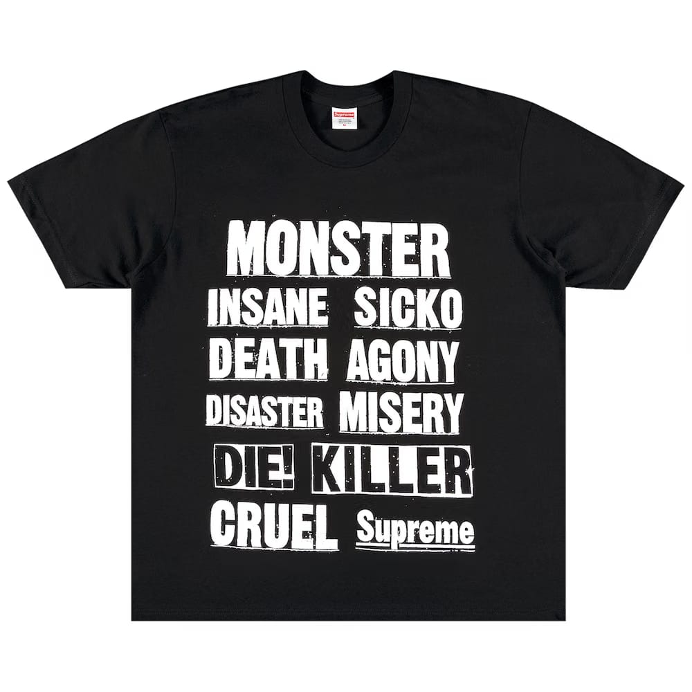 Supreme Monster T-Shirt Black