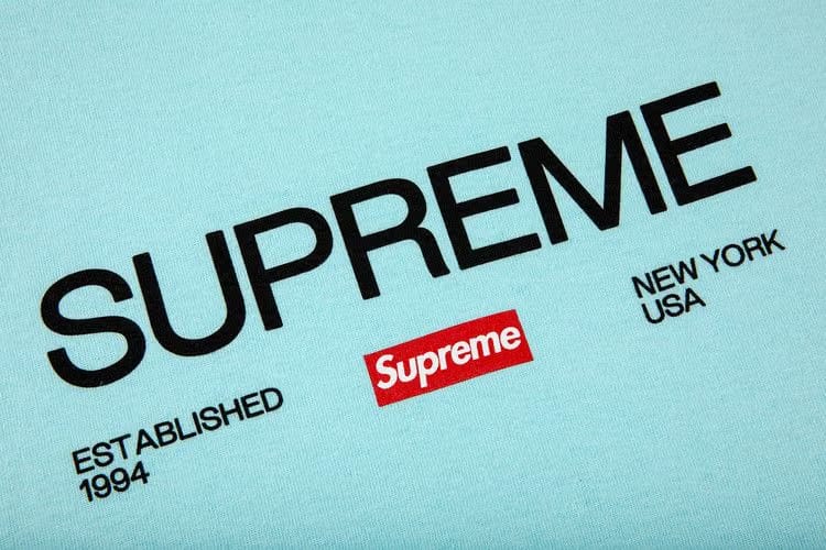 Supreme Est. 1994 T-Shirt Turqouise