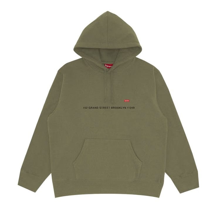 Supreme Shop Small Box Hoodie - Brooklyn Light Olive
