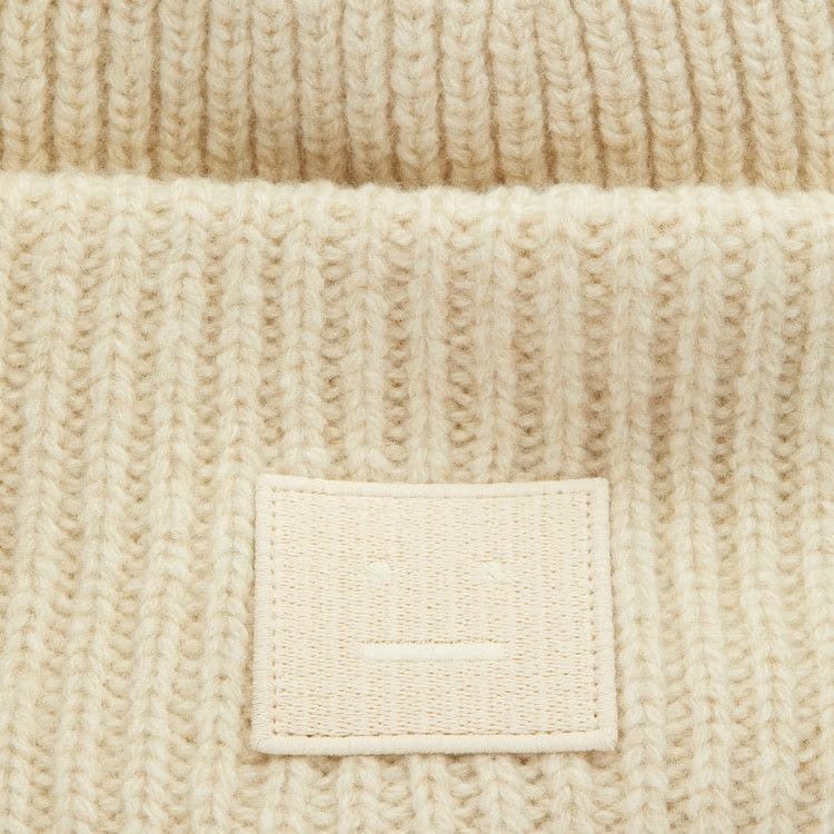 Acne Studios Pansy N Face Beanie Cream Beige