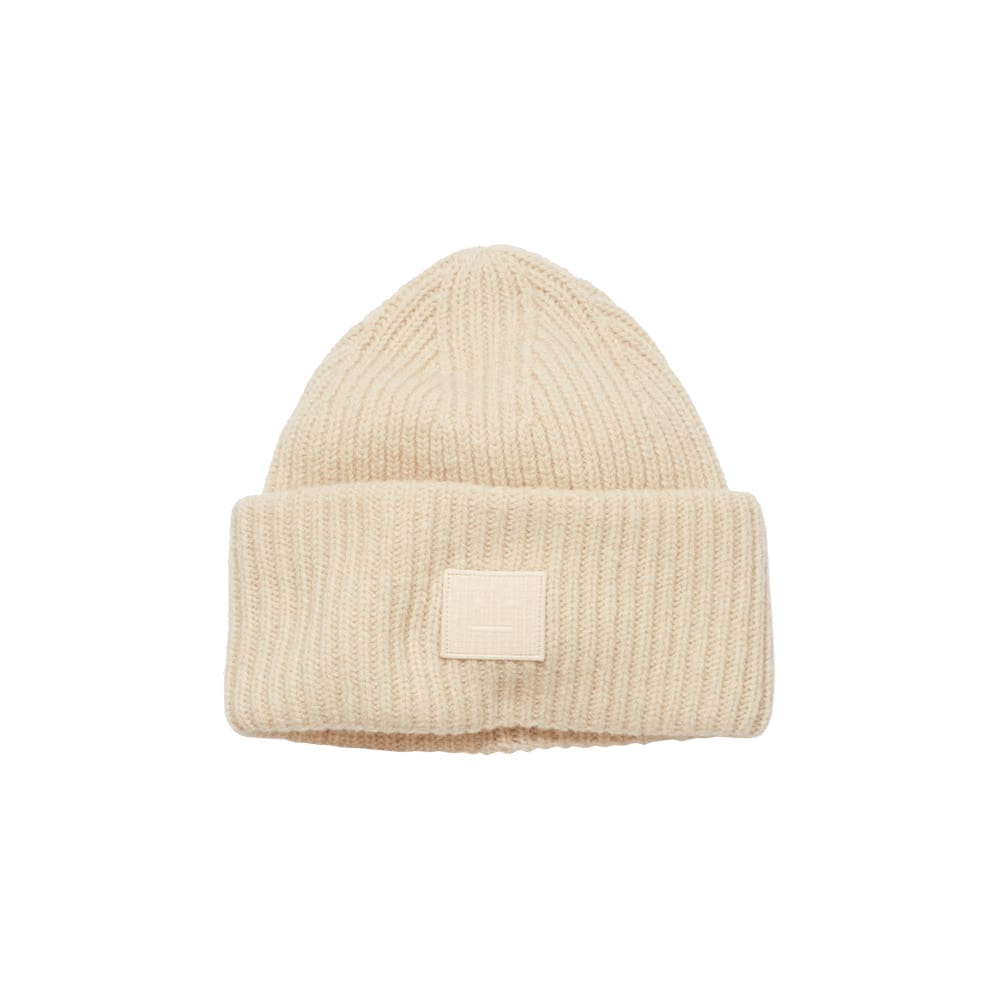 Acne Studios Pansy N Face Beanie Cream Beige