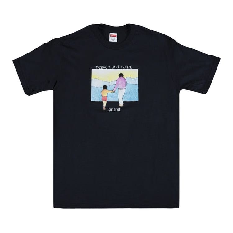 Supreme Heaven And Earth T-Shirt Navy