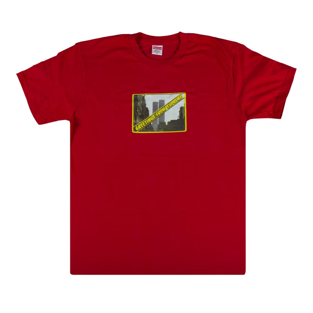 Supreme Greetings From NY T-Shirt Red