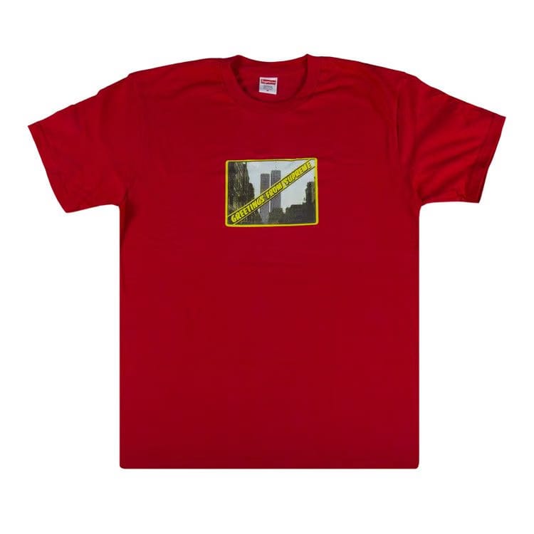 Supreme Greetings From NY T-Shirt Red