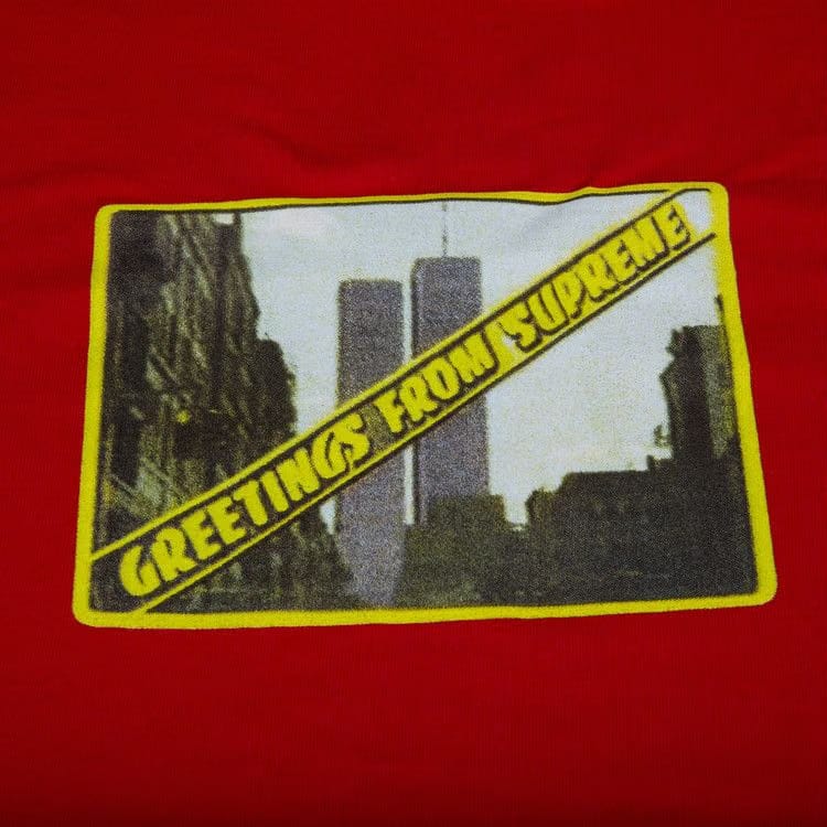 Supreme Greetings From NY T-Shirt Red