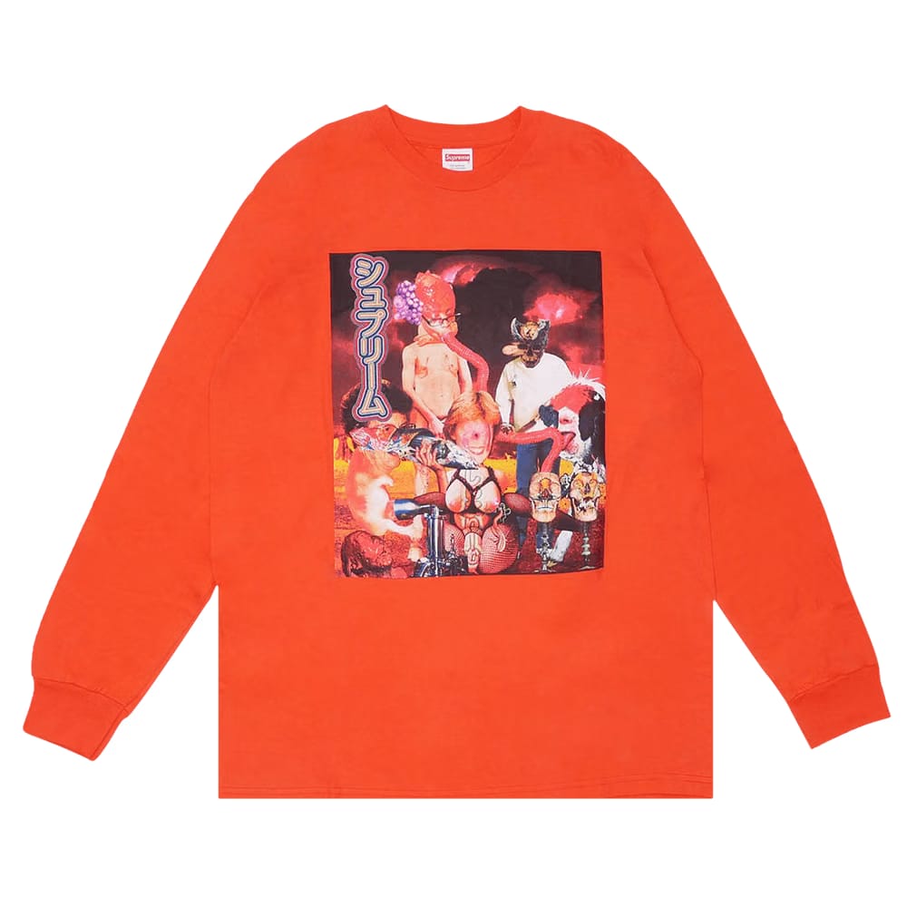 Supreme Sekintani La Norihiro Long-Sleeve T-Shirt Bright Orange